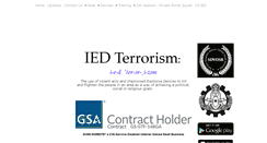 Desktop Screenshot of ied-terrorism.com